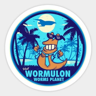 Visit Wormulon Sticker